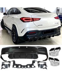 Diffuseur look GLE 63 AMG pour Mercedes GLE Coupé C167 Pack AMG (2019+)