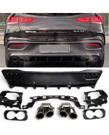 Diffuseur look GLE 53 AMG pour Mercedes GLE Coupé C167 Pack AMG (2019+)(2023+)