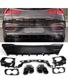 Diffuseur look GLE 53 AMG pour Mercedes GLE Coupé C167 Pack AMG (2019+)(2023+)