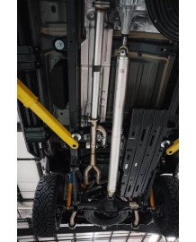 Ligne d'échappement inox MILLTEK pour DODGE RAM 1500 3.0 Twin Turbo REBEL SST (Hurricane Engine) (2025+)