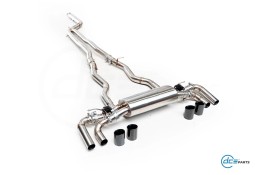 Echappement inox DCE PARTS pour BMW 840i G14 G15 G16 (2018+)-Ligne Cat-Back à valves