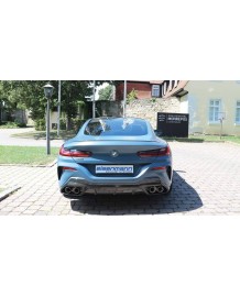 Echappement inox EISENMANN pour BMW 850ix G14 G15 avec FAP (2019+)- Silencieux à valves