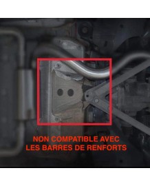 Ligne d'échappement inox SCORPION pour BMW 430d 435d + Xdrive F32 Pack M (2013-2020)(Look 435i/440i)