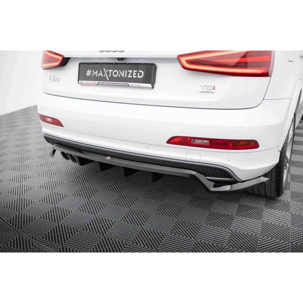 Diffuseur de pare-chocs arrière pour AUDI Q3 8U S-Line (2014-2018)