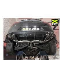 Echappement inox EVOX pour VW Golf 7R - Ligne Cat-Back à valves