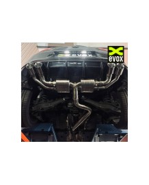 Echappement inox EVOX pour VW Golf 7R - Ligne Cat-Back à valves