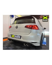 Echappement inox EVOX pour VW Golf 7R - Ligne Cat-Back à valves