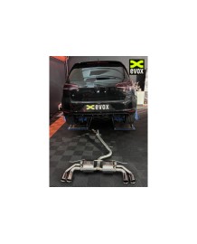 Echappement inox EVOX pour VW Golf 7R - Ligne Cat-Back à valves