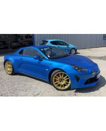 4 Jantes EVO Corse Pista 18" pour Alpine A110, A110 S et A110 R (Gold)