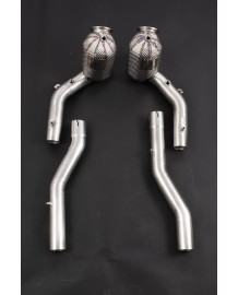 Downpipe + Catalyseurs sport inox CAPRISTO pour FERRARI ROMA