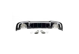 Diffuseur + Embouts look RS3 pour AUDI A3 8V SportBack (2016-2019)(S-Line)