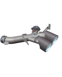 Silencieux d'échappement + Embouts CAPRISTO pour FERRARI 12 CILINDRI