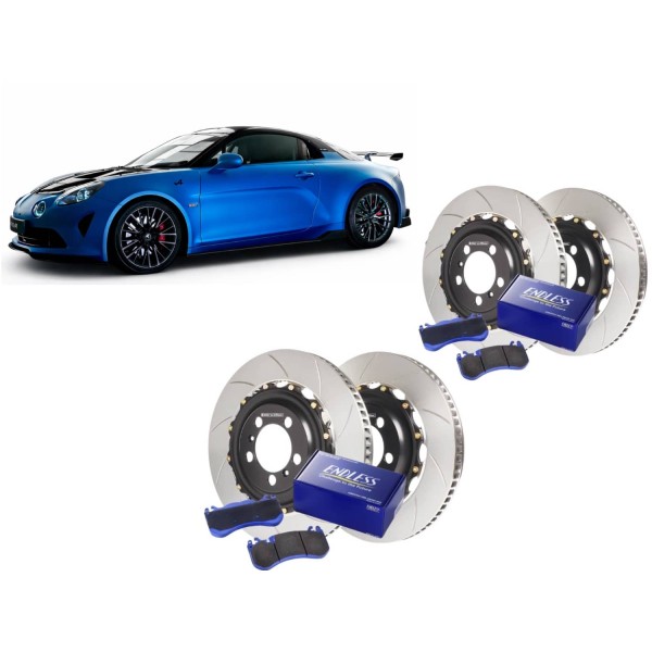 Kit Disques / Plaquettes de freins GIRODISC/ENDLESS pour ALPINE A110 S GT R