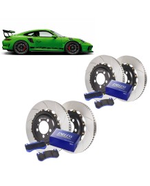 Kit Disques / Plaquettes de freins GIRODISC/ENDLESS pour PORSCHE 991 GT3 RS / GT3 (Origine Acier)