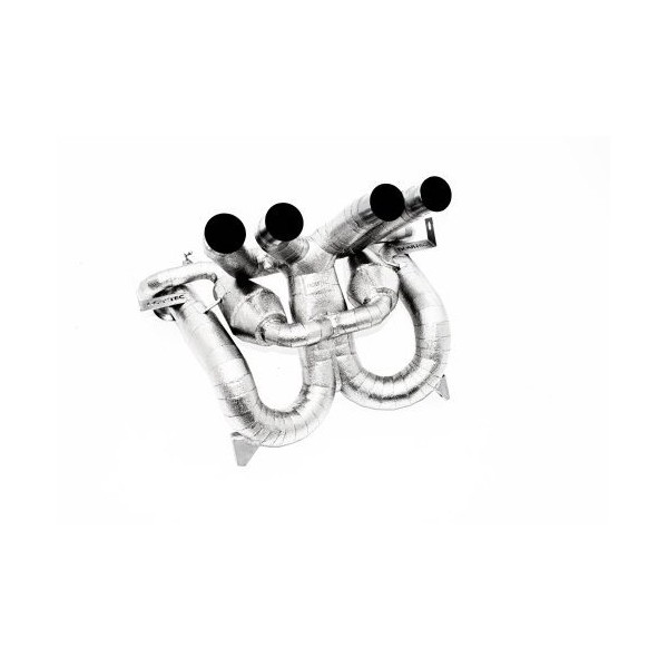 Silencieux d'échappement inox à valves NOVITEC pour LAMBORGHINI REVUELTO (avec FAP)