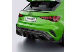 Diffuseur arrière Carbone SOOQOO pour AUDI RS3 8Y Facelift (2024+)