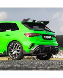 Diffuseur arrière Carbone SOOQOO pour AUDI RS3 8Y Facelift (2024+)