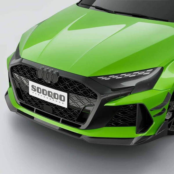 Spoiler avant Carbone SOOQOO pour AUDI RS3 8Y Facelift (2024+)