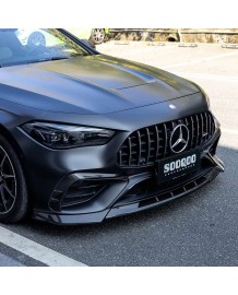 Spoiler avant + extensions Carbone SOOQOO pour MERCEDES CLE 53 AMG C236/A236 (2024+)