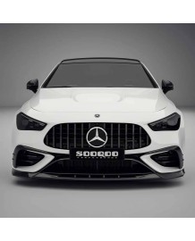 Spoiler avant + extensions Carbone SOOQOO pour MERCEDES CLE 53 AMG C236/A236 (2024+)