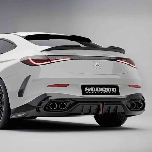 Diffuseur arrière Carbone SOOQOO pour MERCEDES CLE 53 AMG C236/A236 (2024+)