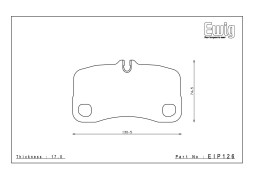 Plaquettes de freins Arrière ENDLESS ME20 pour PORSCHE 997 GT3 RS / GT3