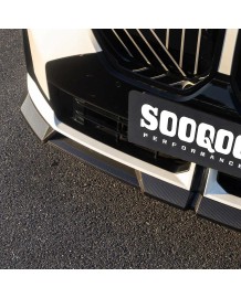 Spoiler avant Carbone SOOQOO pour BMW X3 M50 G45 / X3 G45 Pack M (2024+)