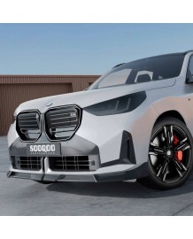 Spoiler avant Carbone SOOQOO pour BMW X3 G45 Pack M (2024+)
