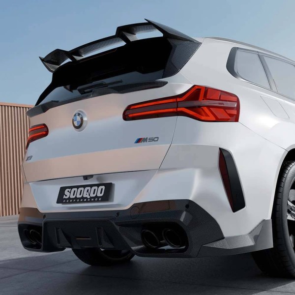 Diffuseur arrière Carbone SOOQOO pour BMW X3 M50 G45 / X3 G45 Pack M (2024+)