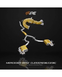 Ligne d'échappement complète inox IPE INNOTECH pour MERCEDES CLE 53 AMG C236 (2024+)