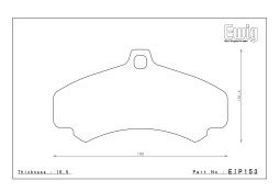 Plaquettes de freins Avant ENDLESS ME20 pour PORSCHE 997 GT3 RS / GT3