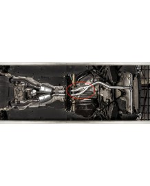 Echappement inox RAGAZZON pour PORSCHE Cayenne 3.0 V6 E-Hybrid 340Ch E3 9YA (11/2020-2023)-Ligne Fap-Back Race