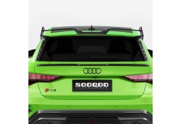 Aileron de toit Carbone (avec extensions) SOOQOO pour AUDI RS3 8Y Sportback + Facelift (2021+)(2024+)