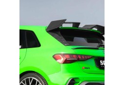 Aileron de toit Carbone (avec extensions) SOOQOO pour AUDI RS3 8Y Sportback + Facelift (2021+)(2024+)
