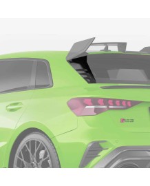 Aileron de toit Carbone (avec extensions) SOOQOO pour AUDI RS3 8Y Sportback + Facelift (2021+)(2024+)