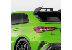 Aileron de toit Carbone (avec extensions) SOOQOO pour AUDI RS3 8Y Sportback + Facelift (2021+)(2024+)