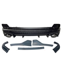 Diffuseur + Embouts look RSQ3 pour Audi Q3 Sportback S-line F3 (2020-2024)