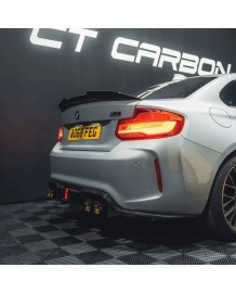 Becquet de coffre Carbone CT CARBON pour BMW M2 Competition F87N / M2 F87 (2015+)(V4)