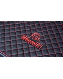Tapis de coffre BRABUS Cuir Noir/Rouge pour Mercedes Classe G + G63 AMG W463A W465 (2018+)(2024+)