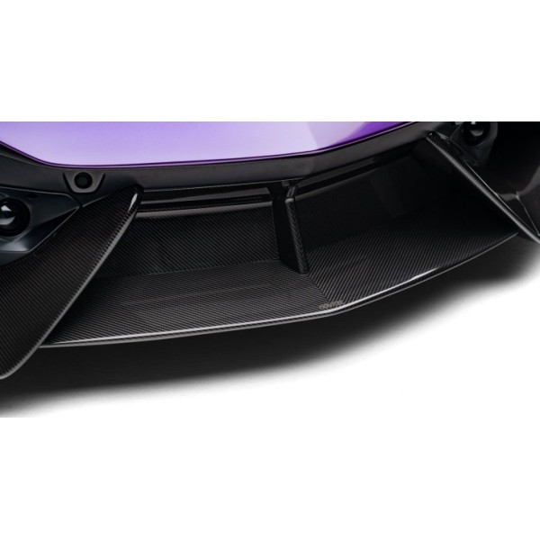 Fond de spoiler avant central Carbone NOVITEC pour LAMBORGHINI Revuelto (Look Origine)