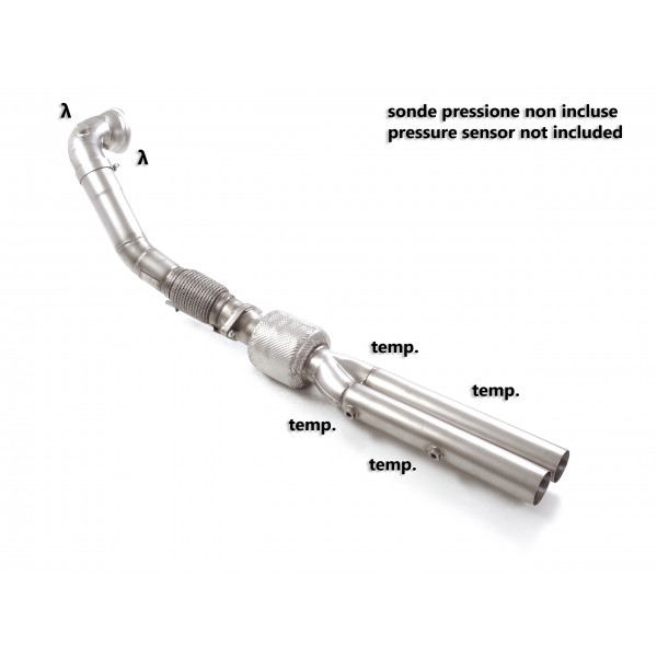 Downpipe + Suppression Catalyseurs/FAP RAGAZZON pour AUDI TTRS MK3 8S 2.5 TFSI FAP (2019+)