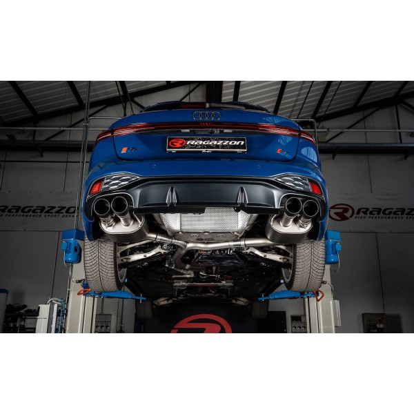 Ligne d'échappement inox Fap-back à valves RAGAZZON pour AUDI S5 B10 FU 3.0 TFSI Quattro (2025+)