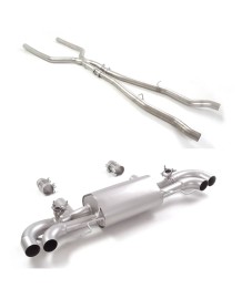 Ligne d'échappement inox à valves RAGAZZON pour BMW M850i xDrive G15 Coupé (2018-10/2020)