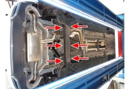 Silencieux d'échappement inox RAGAZZON pour Mercedes A160 A180 A200 W177 (2018-10/2022)(Essieu Rigide)