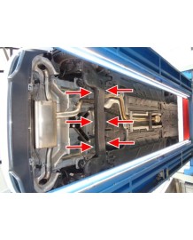 Silencieux d'échappement inox RAGAZZON pour Mercedes A160 A180 A200 W177 (2018-10/2022)(Essieu Rigide)
