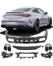 Diffuseur look CLE 53 AMG pour Mercedes CLE C236/A236 Pack AMG (2024+)