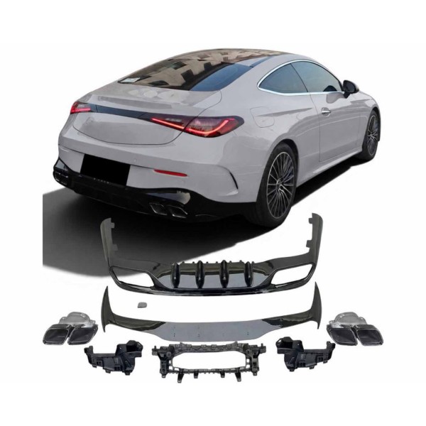 Diffuseur look CLE 63 AMG pour Mercedes CLE C236/A236 Pack AMG (2024+)