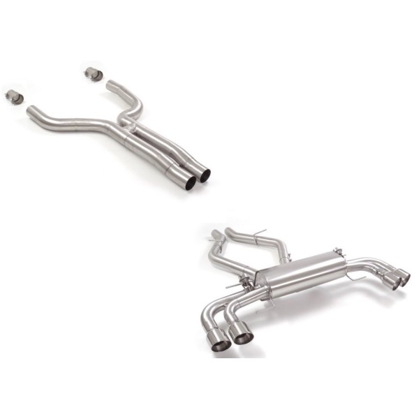 Ligne d'échappement inox RAGAZZON pour ALFA Roméo Stelvio Quadrifoglio 2.9T V6 (2017+)(2020+) Ligne d'échappement inox RAGAZZON pour ALFA Roméo Stelvio Quadrifoglio 2.9T V6 (2017+)(2020+)