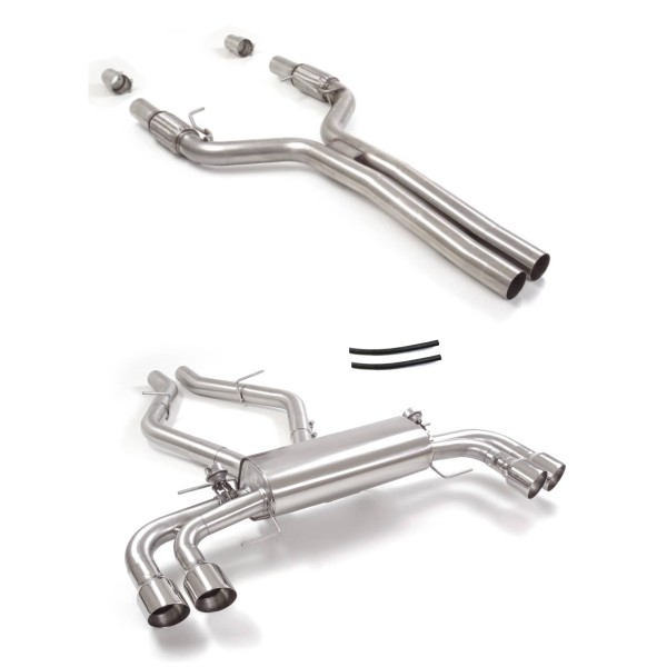 Ligne d'échappement inox RAGAZZON pour ALFA Roméo Giulia Quadrifoglio 2.9T V6 (2017+)(2020+)(2023+) Ligne d'échappement inox RAGAZZON pour ALFA Roméo Giulia Quadrifoglio 2.9T V6 (2017+)(2020+)(2023+)