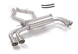 Silencieux d'échappement inox RAGAZZON pour ALFA Roméo Giulia Quadrifoglio 2.9T V6 (2017+)(2020+)(2023+)